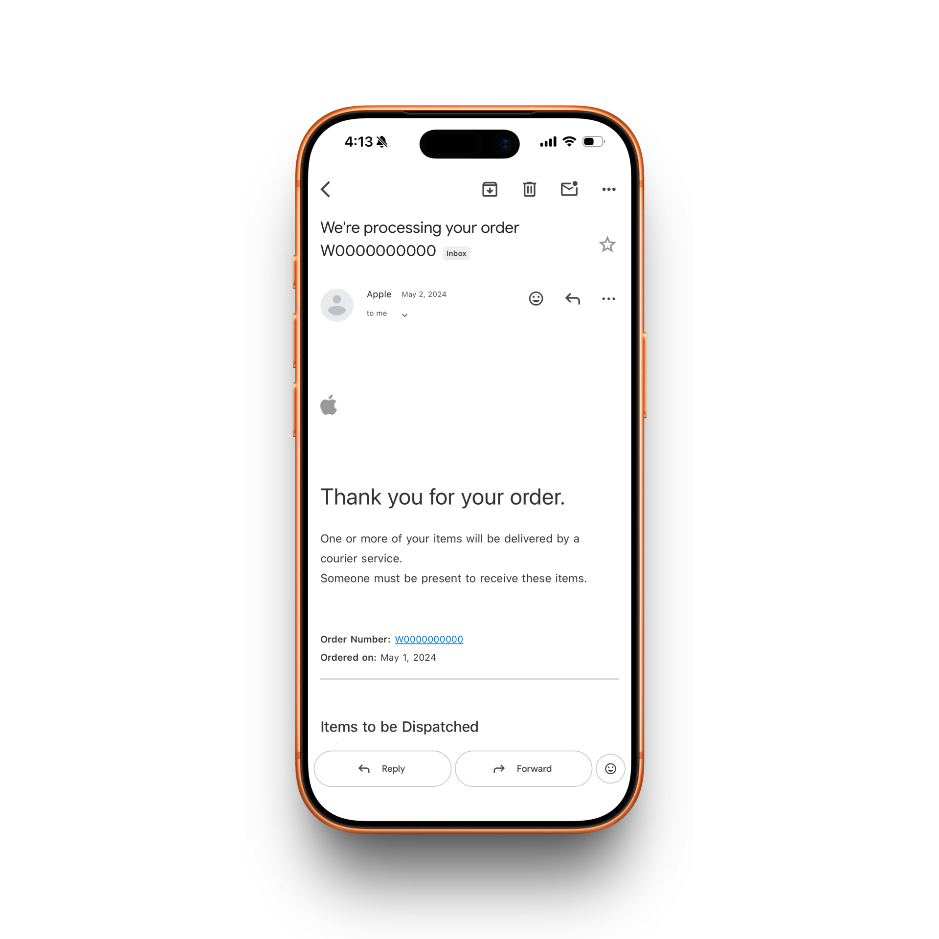 Apple Receipt